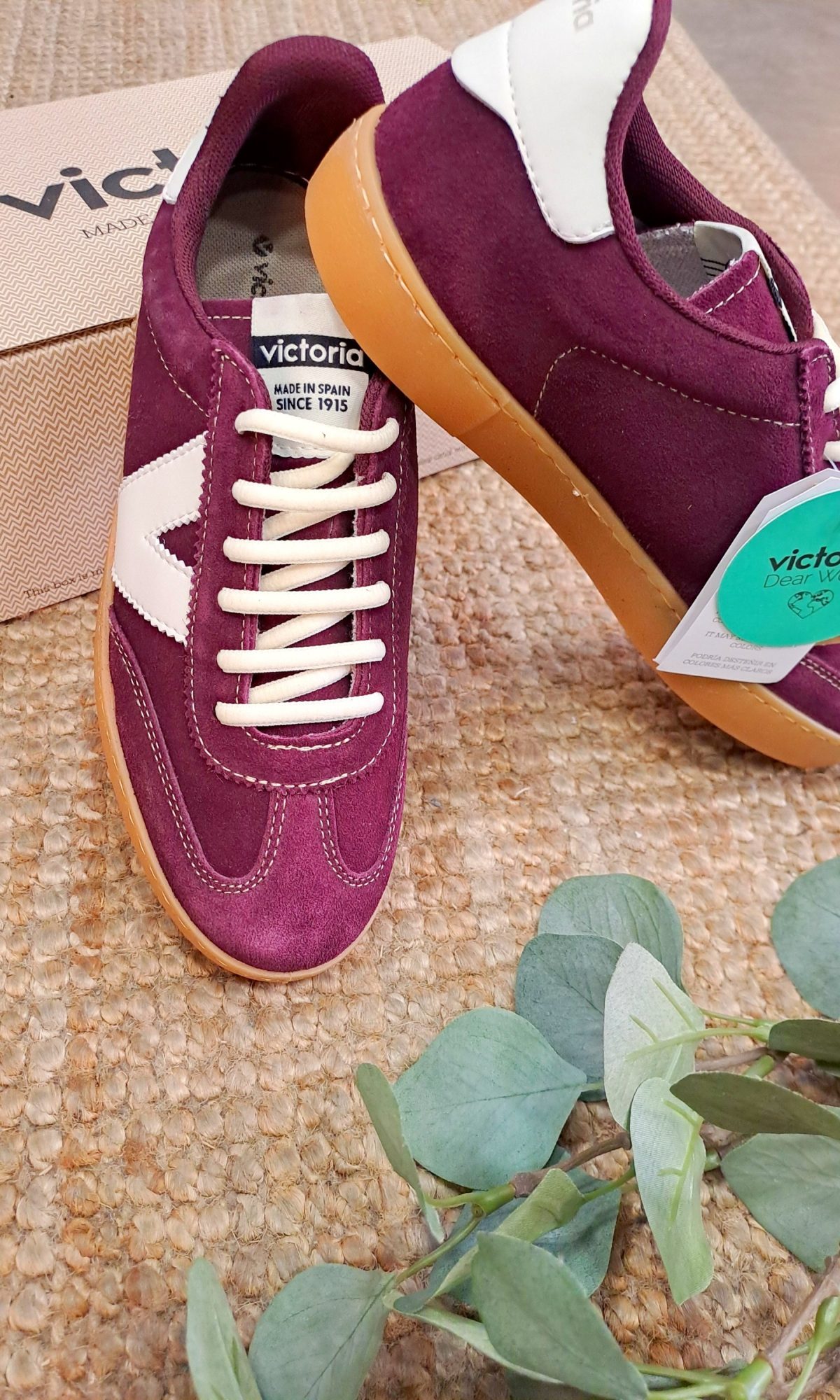 Zapatillas Victoria Burdeos