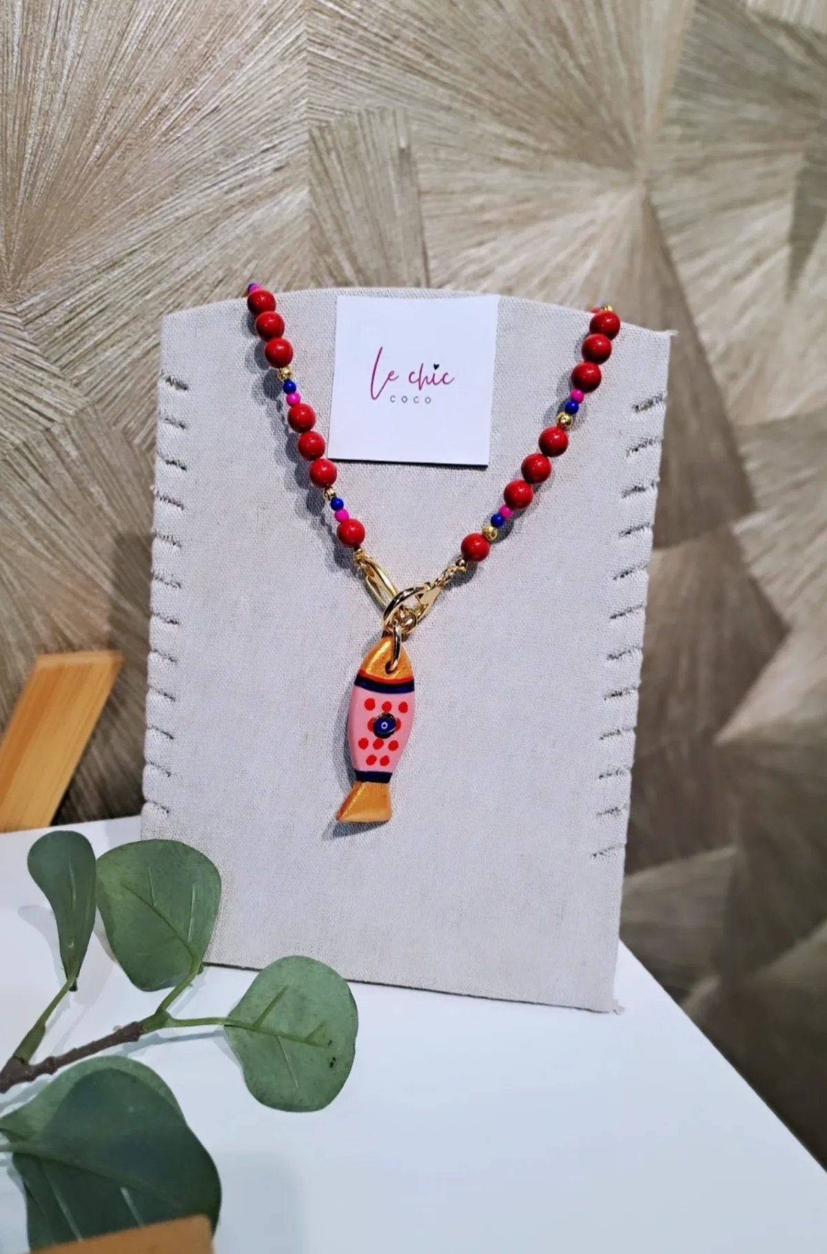 Collar Pececito rojo