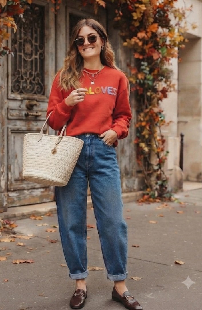 Sudadera Pepa Loves roja